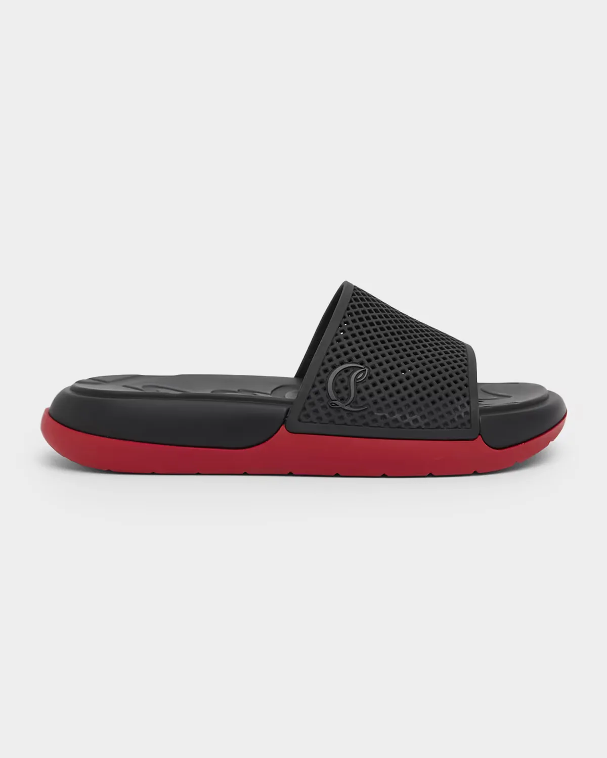 Easy Breezy Rubber Slides by Christian Louboutin