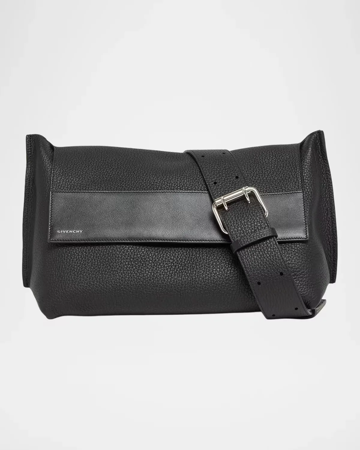 Leather Flap-Top Crossbody Bag by GIVENCHY