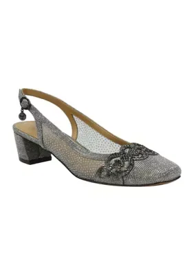 Faleece Sling Heels by J Rene