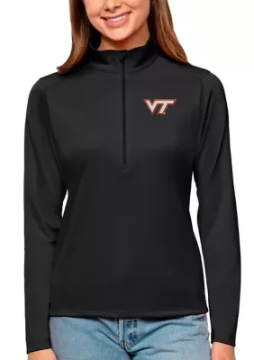 NCAA Virginia Tech Hokies Tribute Quarter-Zip Pullover Top by Antigua
