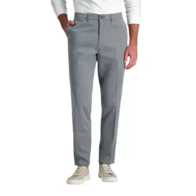 Wrinkle Free Performance Khaki Straight Fit Pant by Haggar