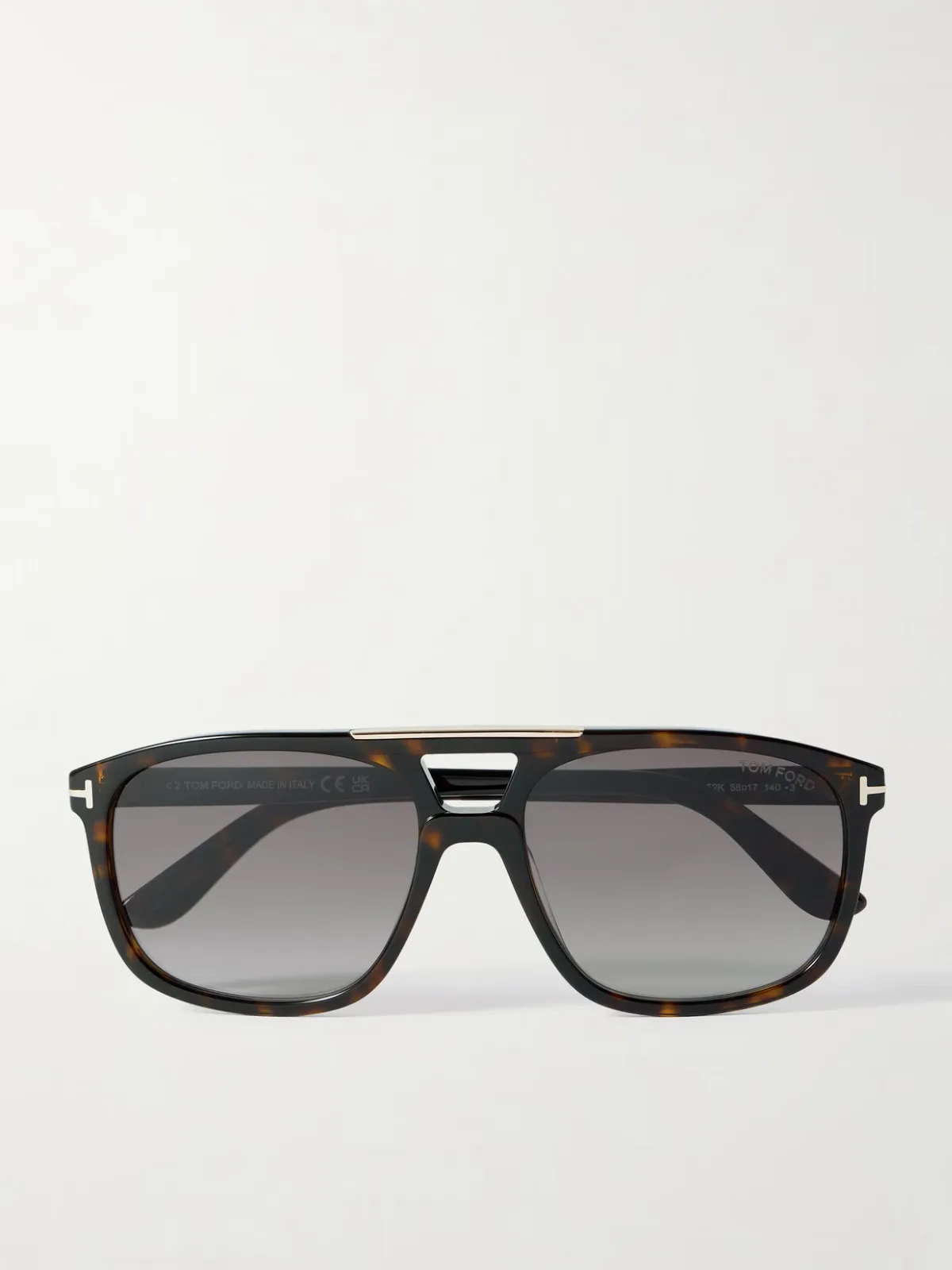- Briana Aviator-style Tortoiseshell Acetate Sunglasses -