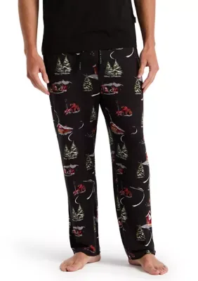 Deluxe Touch Snow Day Pajama Pants by Perry Ellis