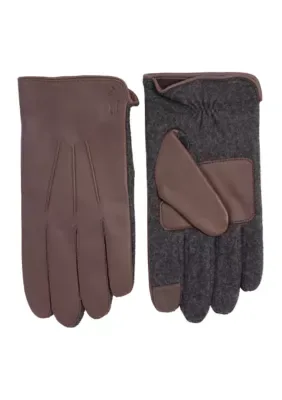 Nappa Hybrid Touch Gloves by Polo Ralph Lauren