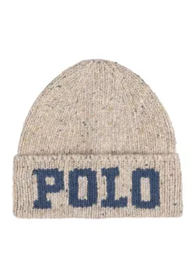 Knit Tweed Polo Beanie by Polo Ralph Lauren