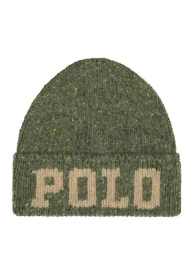 Knit Tweed Polo Beanie by Polo Ralph Lauren