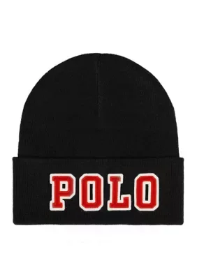 Polo Patch Beanie by Polo Ralph Lauren