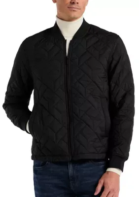 Geo Quilt Jacket by Perry Ellis