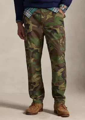 Classic Fit Camo Canvas Cargo Pants by Polo Ralph Lauren