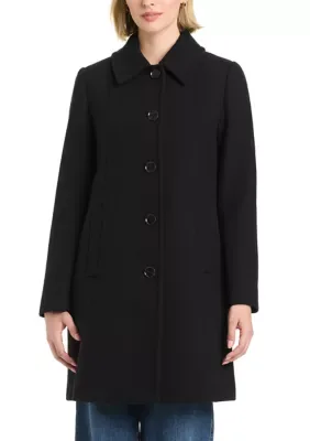 Tailored Single Breasted Wool Coat