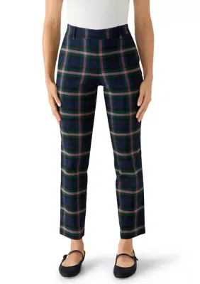 Plaid Pull-On Pants by Crown & Ivy