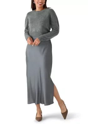 Long Sleeve Sweater Dress by Msk