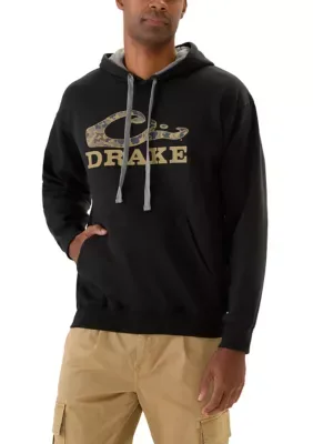 Old School Logo Graphic Fleece Hoodie by Drake Waterfowl