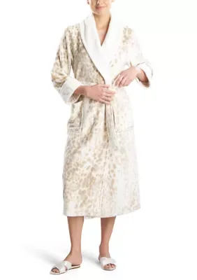 N by Natori Cashmere Animal Robe by Natori