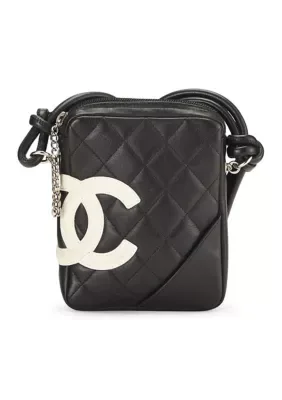 Chanel Calfskin Quilted Small Cambon Messenger by What Goes Around Comes Around