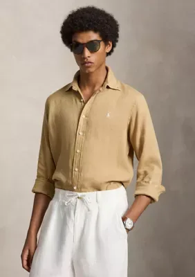 Classic Fit Linen Shirt by Polo Ralph Lauren