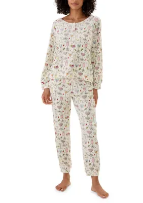Scoop Neck Pajama Set by MUK LUKS