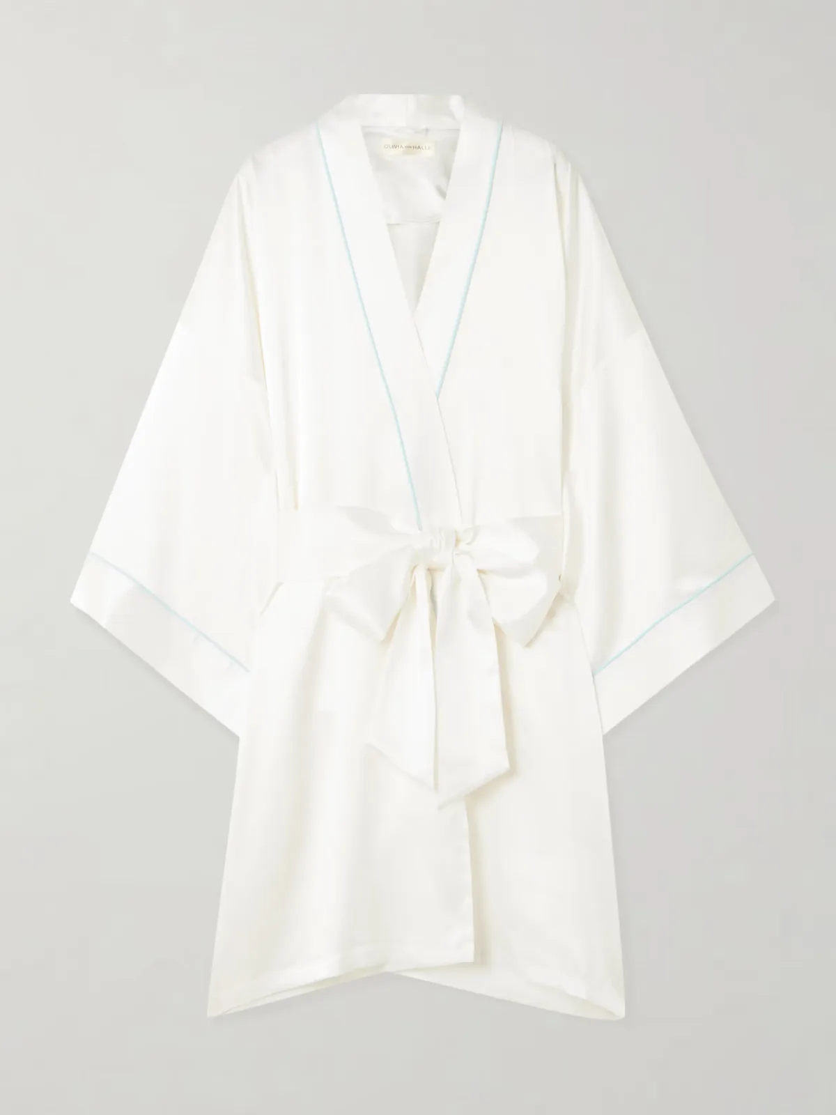 - Mimi Silk-satin Robe -