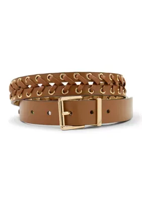 Grommet Lace Belt by MICHAEL Michael Kors