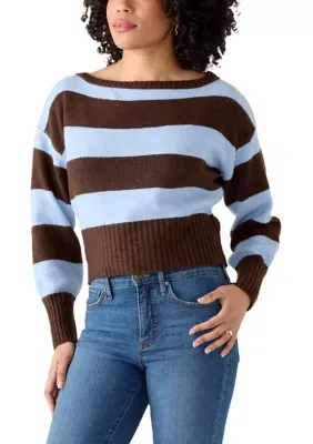 Puff Striped Sweater by Riley & Rae