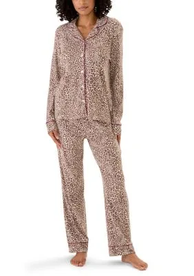 Notch Collar Pajama Set by Nicole Miller