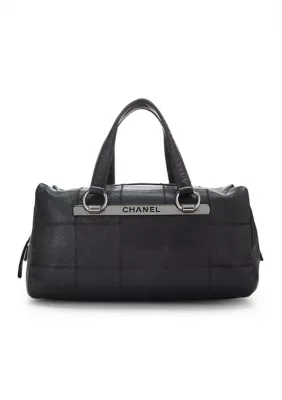 Chanel Chocolate Bar Caviar Shoulder Bag by What Goes Around Comes Around