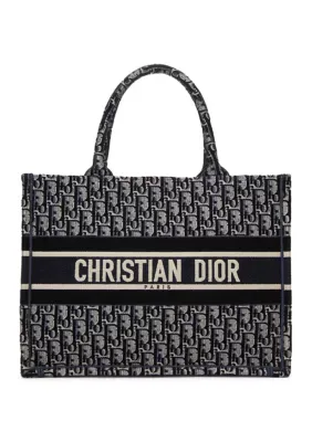 Christian Dior Oblique Velvet Medium Book Tote by What Goes Around Comes Around