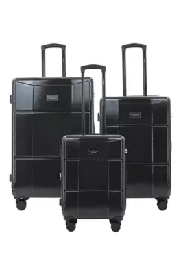 Aero 3-Piece Expandable Hardside Spinner Luggage Set by Isaac Mizrahi