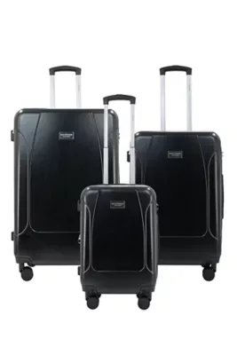 Luna 3-Piece Expandable Hardside Spinner Luggage Set by Isaac Mizrahi