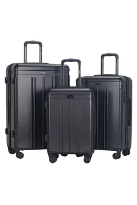 Zoe 3 Piece Hardside Expandable Luggage Set with Spinner Wheels by IZOD