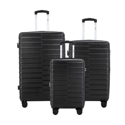 Romeo 3 Piece Hardside Expandable Luggage Set with Spinner Wheels by IZOD