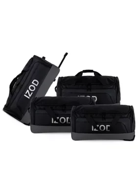 Katy Travel Duffel 4-Piece Luggage Set with Telescopic Handle (20/30/32/36) by IZOD