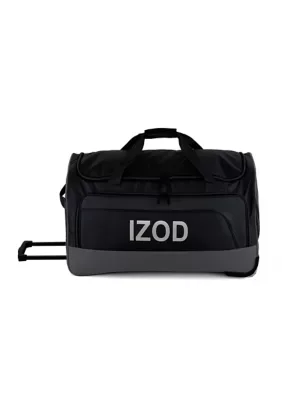 Katy 30-Inch Medium Rolling Duffel Travel Bag with Telescopic Handle by IZOD