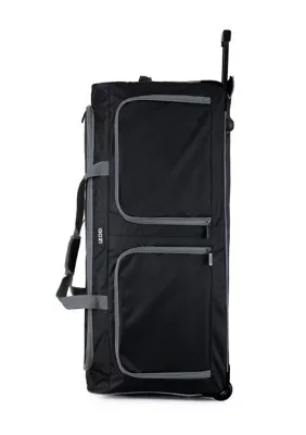 Capri 36 Inch Large Softside Rolling Duffel Bag with Wheels and Handle by IZOD