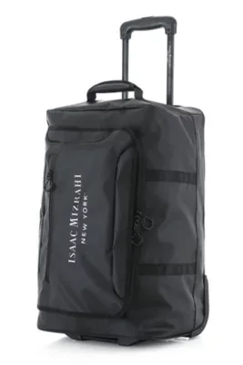 Onyx 22 Inch Carry-On Soft Shell Rolling Duffel Bag by Isaac Mizrahi