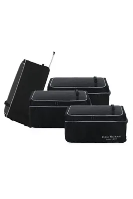 Sol Soft Shell Rolling Duffel Bag 4 Piece Set (20/28/30/32) by Isaac Mizrahi