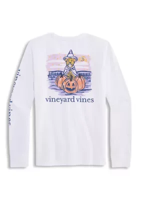 Halloween Dog Graphic Long Sleeve Tee by Vineyard Vines