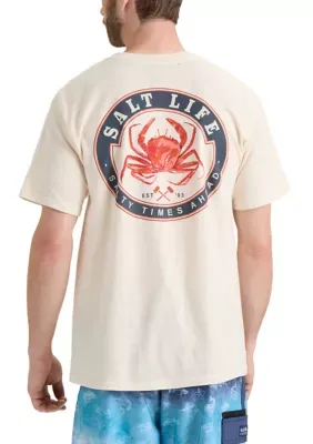Buoyant Crab Short Sleeve Graphic T-Shirt by Salt Life