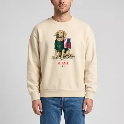 Miami Hurricanes Americana Good Boy Ribbed Premium Sweatshirt by Uscape Apparel