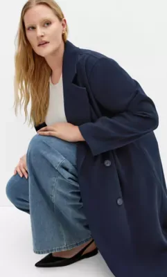 Anita Melton Coat by City Chic