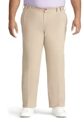 Performance Stretch Pleated Chino Pants by IZOD