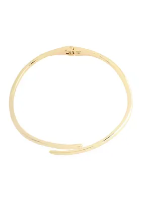 Robert Lee Morris Soho Fluid Bypass Round Collar Necklace, 16 In by Lee