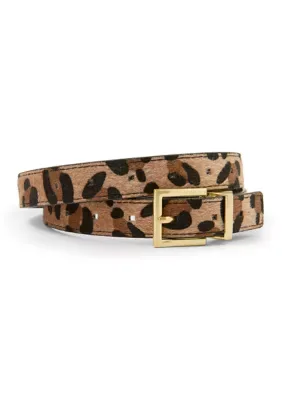 Reversible Animal Print Belt by Vince Camuto