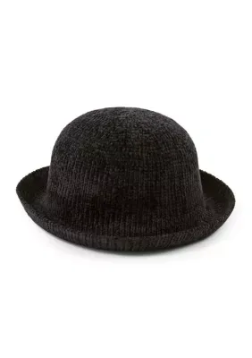 Chenille Bowler Hat by Isotoner