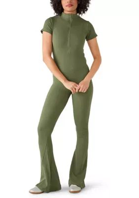Seamless Rib Flare Jumpsuit by Made with Love by Fct