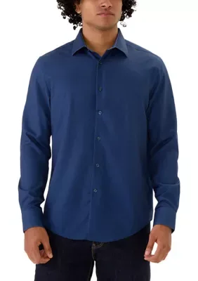 Long Sleeve 4-Way Stretch Dress Shirt by Report