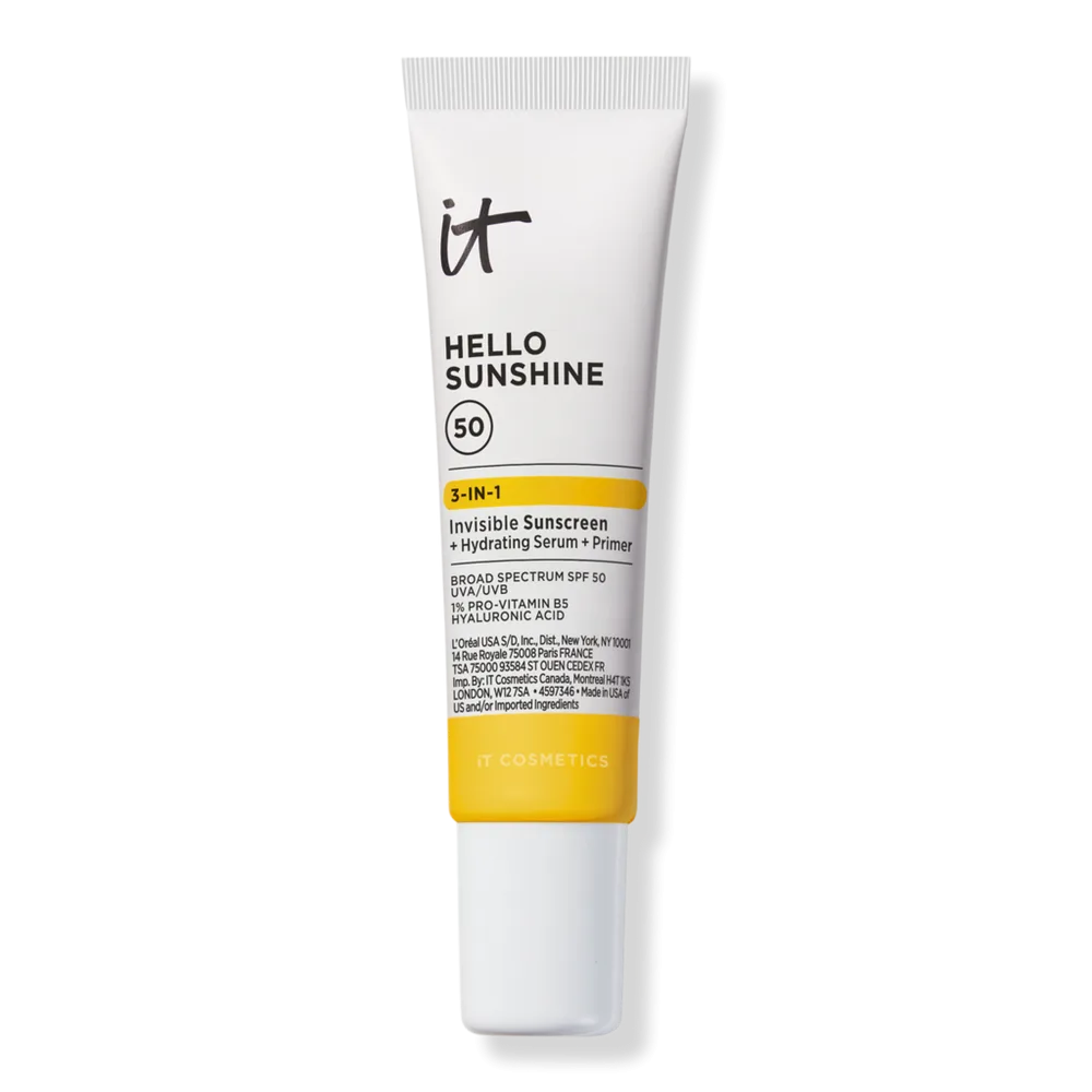 Hello Sunshine Invisible Face Sunscreen SPF 50 - 0.5 oz by IT Cosmetics