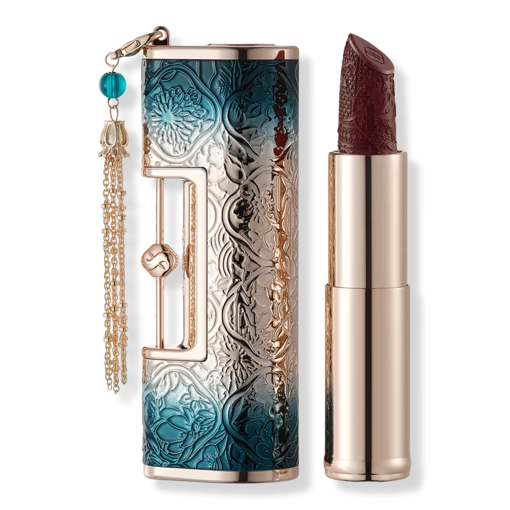 Blooming Rouge Love Lock Engraved Lipstick - M1888 Fuchsia Fame by Florasis