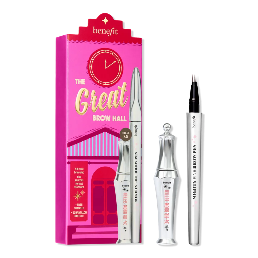 The Great Brow Hall Full-Size Brow Makeup Gift Set - Shade 3.5 by Benefit Cosmetics