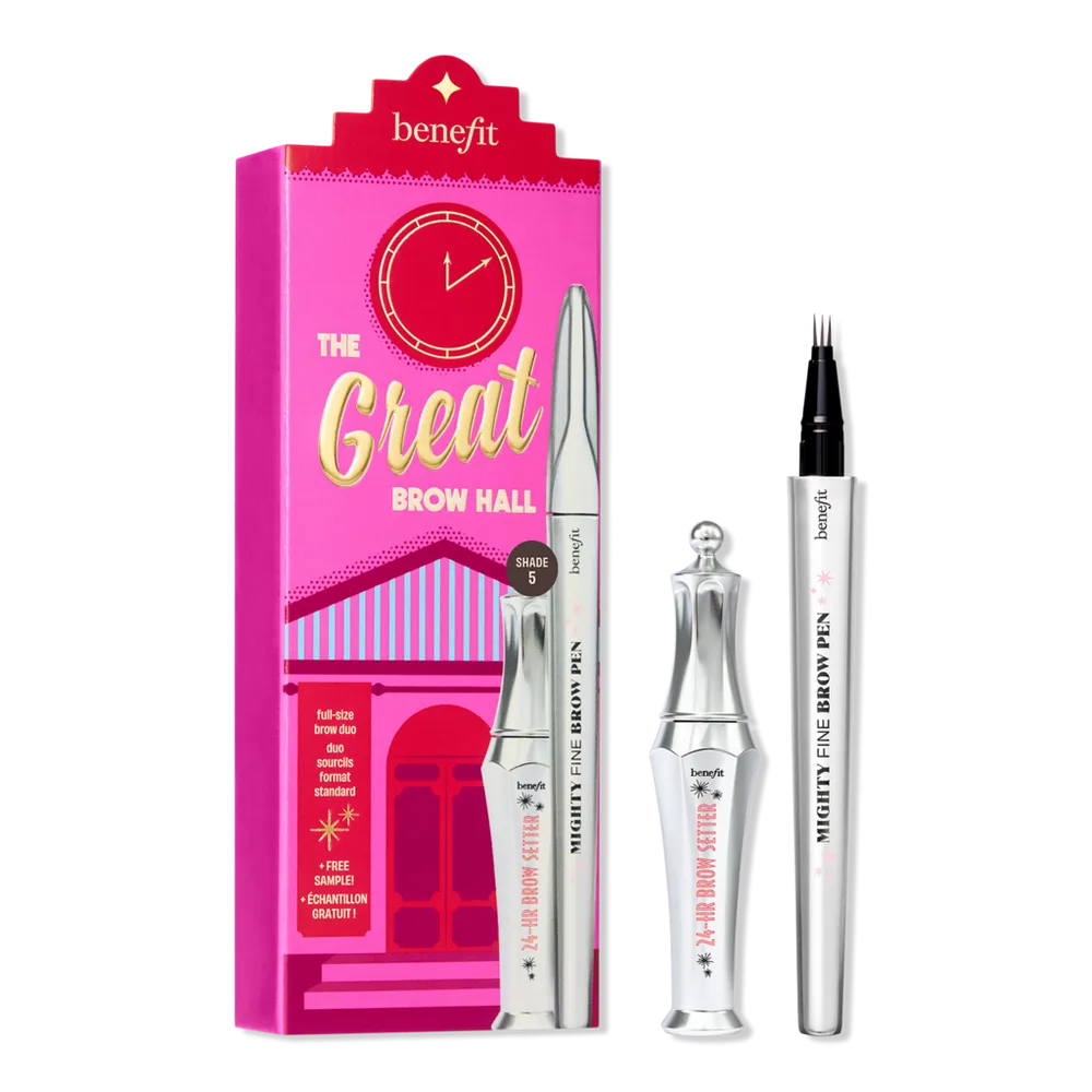 The Great Brow Hall Full-Size Brow Makeup Gift Set - Shade 5 by Benefit Cosmetics